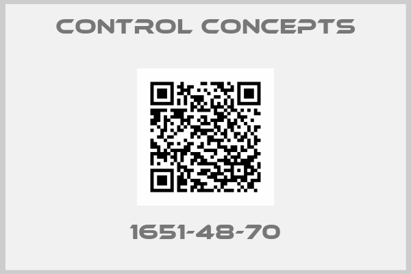 CONTROL CONCEPTS-1651-48-70