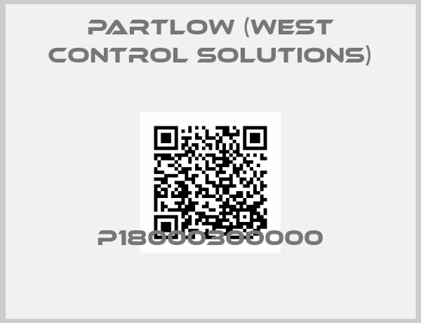 Partlow (West Control Solutions)-P18000300000