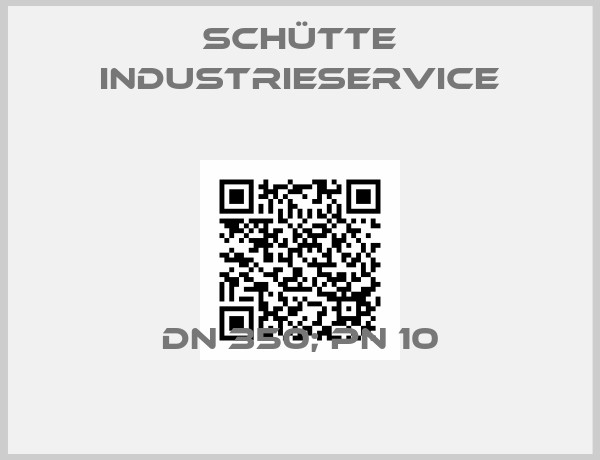 Schütte Industrieservice-DN 350; PN 10