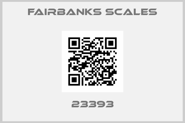 Fairbanks Scales-23393