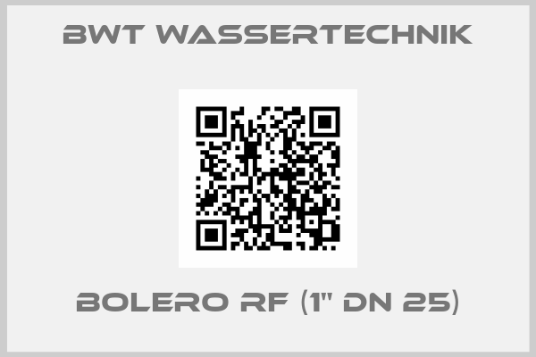BWT Wassertechnik-Bolero RF (1" DN 25)