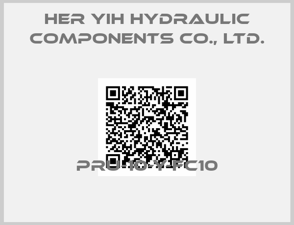 HER YIH HYDRAULIC COMPONENTS CO., LTD.-PRU-10-Y-FC10