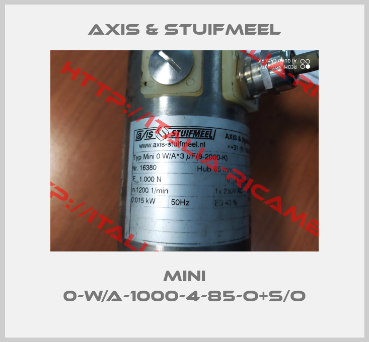 AXIS & Stuifmeel-Mini 0-W/A-1000-4-85-O+S/O