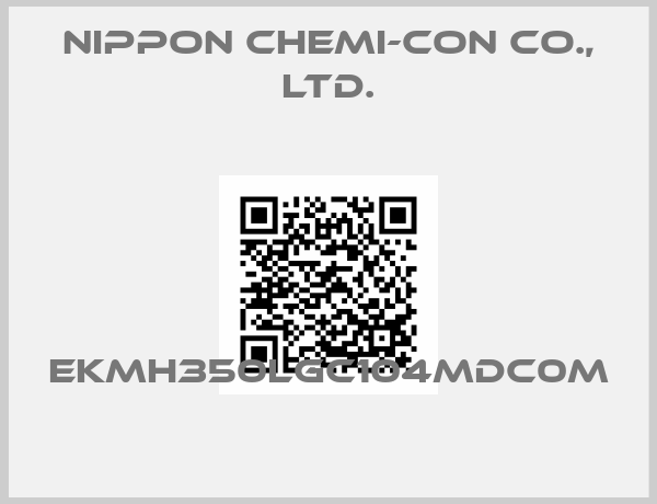 Nippon Chemi-Con Co., Ltd.-EKMH350LGC104MDC0M