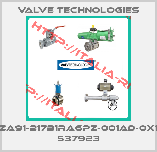 Valve Technologies-ZA91-217B1RA6PZ-001AD-0X1  537923