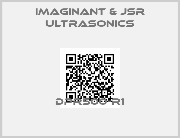 IMAGINANT & JSR ULTRASONICS-DPR500-R1