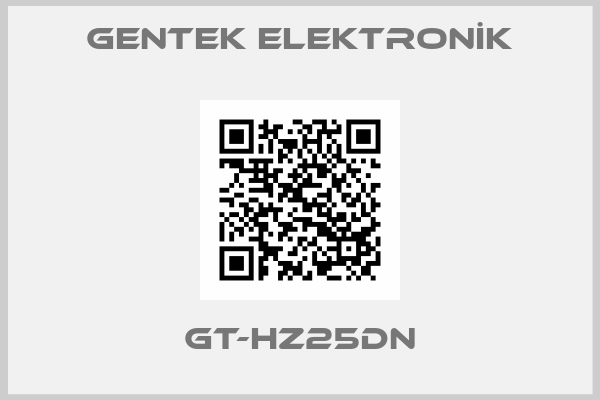 GENTEK ELEKTRONİK-GT-HZ25DN