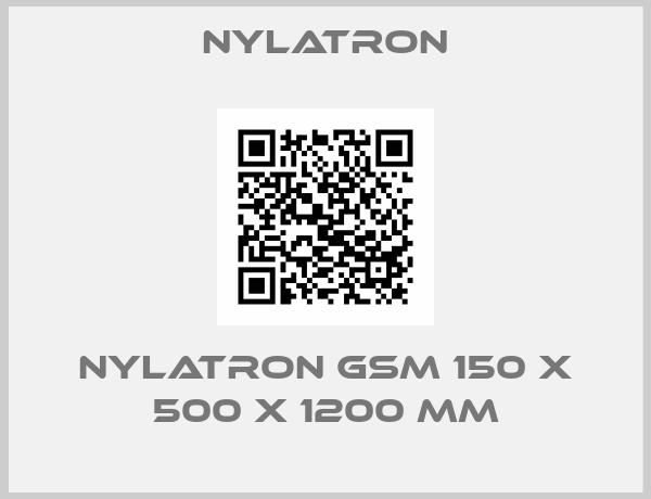 Nylatron-NYLATRON GSM 150 x 500 x 1200 mm
