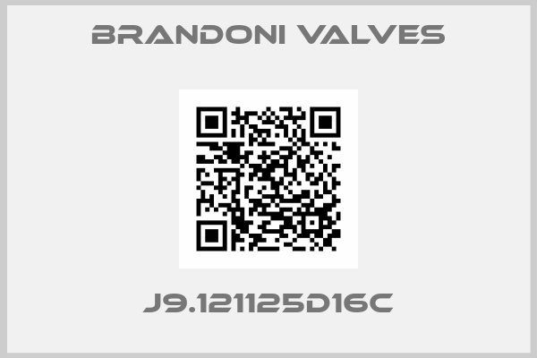 Brandoni valves-J9.121125D16C