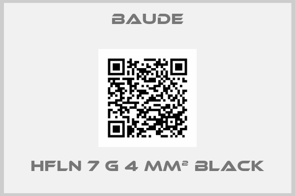 baude-HFLN 7 G 4 mm² black