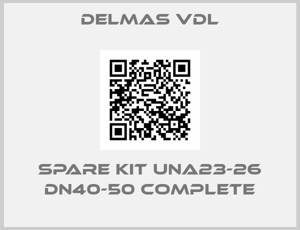 Delmas VDL-spare kit UNA23-26 DN40-50 complete