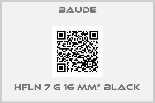 baude-HFLN 7 G 16 mm² black