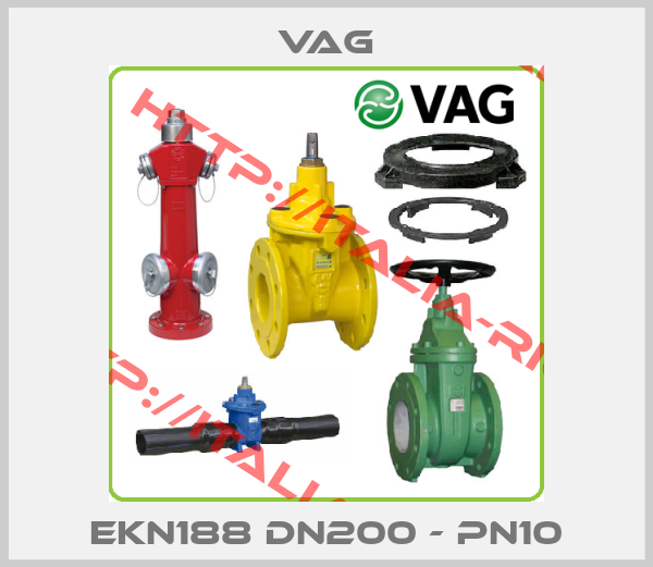 VAG-EKN188 DN200 - PN10