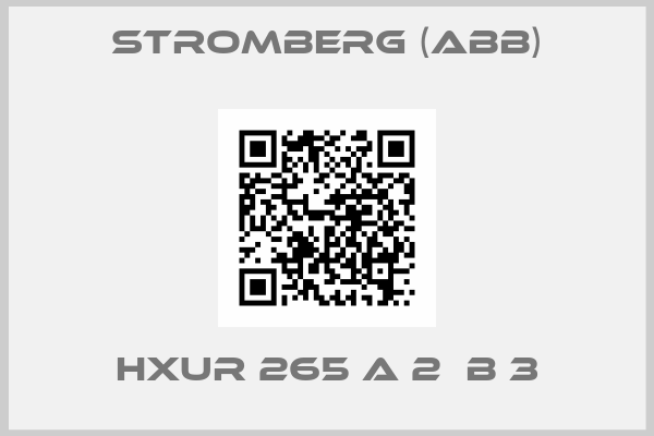 Stromberg (ABB)-HXUR 265 A 2  B 3