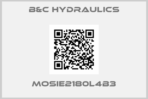 B&C Hydraulics-MOSIE2180L4B3