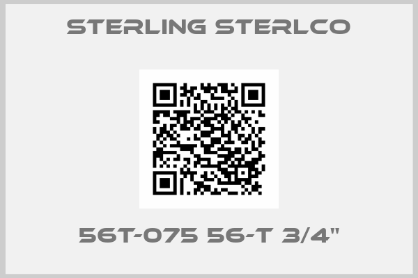 Sterling Sterlco-56T-075 56-t 3/4"