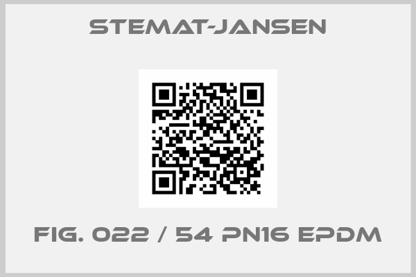 Stemat-Jansen-Fig. 022 / 54 PN16 EPDM