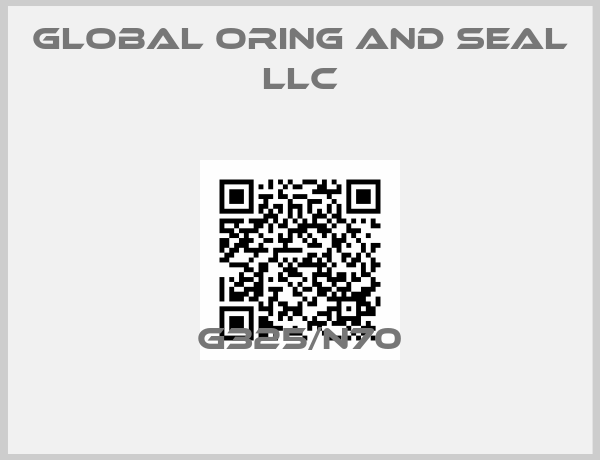 Global Oring And Seal Llc-G325/N70
