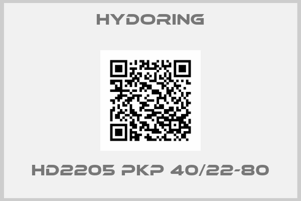 Hydoring-HD2205 PKP 40/22-80