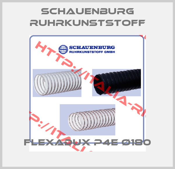 SCHAUENBURG RUHRKUNSTSTOFF-FLEXADUX P4E Ø180