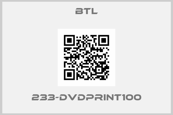 BTL-233-DVDPRINT100