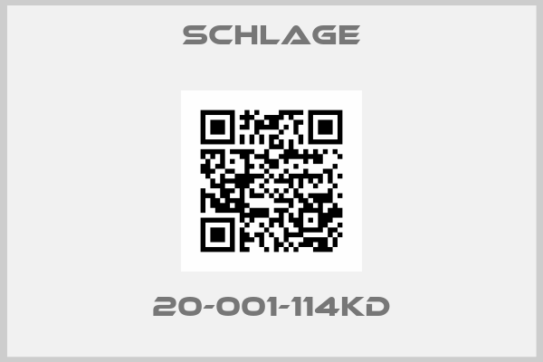 Schlage-20-001-114KD