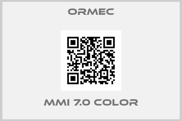 Ormec-MMI 7.0 COLOR