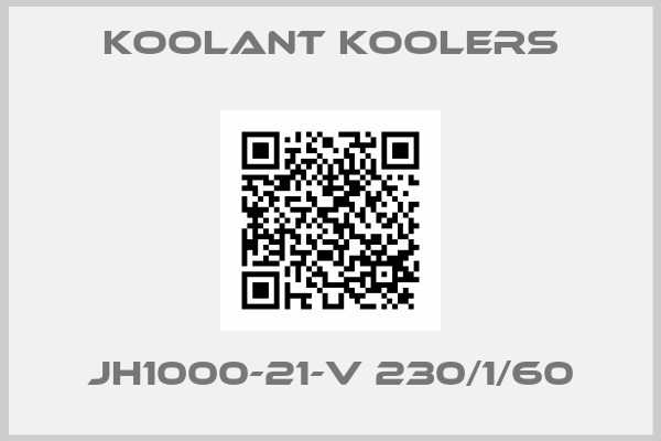 Koolant Koolers-JH1000-21-V 230/1/60