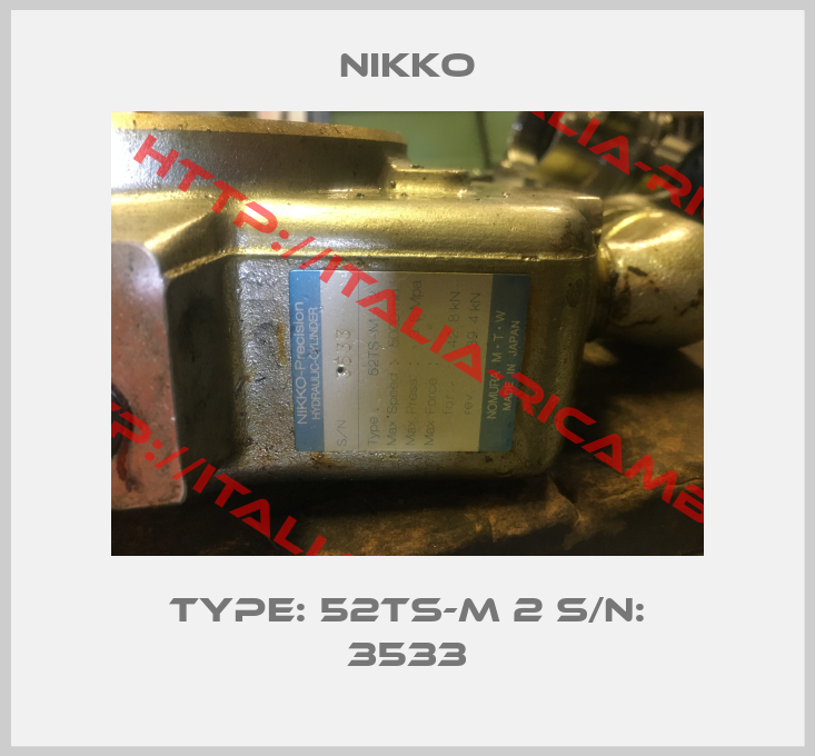 NIKKO-Type: 52TS-M 2 S/N: 3533