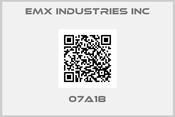 EMX INDUSTRIES INC-07A18