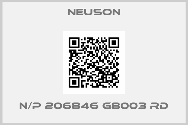 Neuson-N/P 206846 G8003 RD