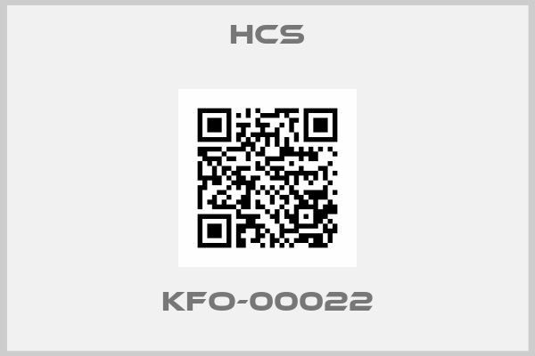 HCS-KFO-00022
