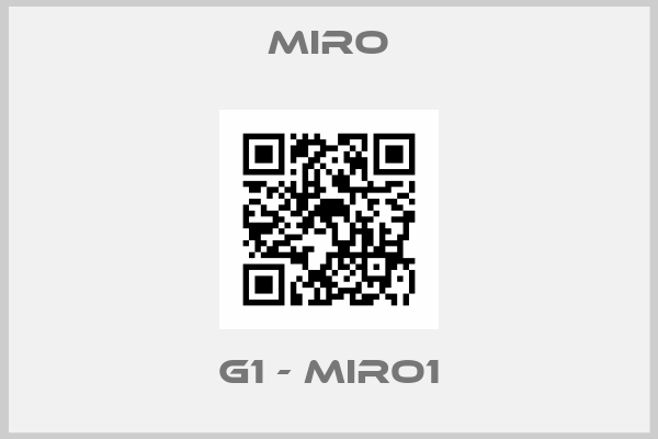 MIRO-G1 - MIRO1