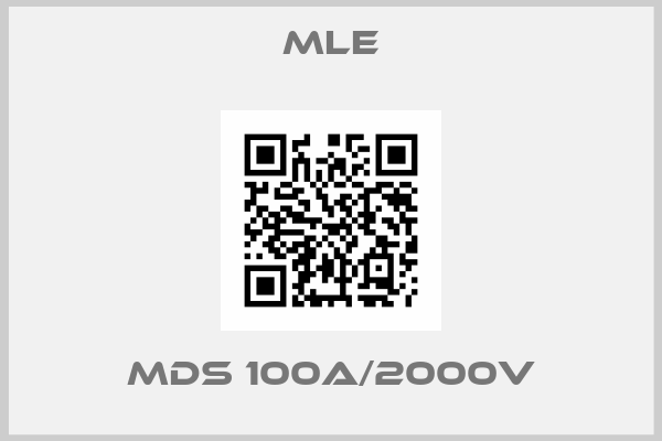 MLE-MDS 100A/2000V