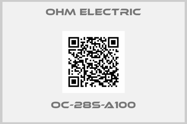 OHM Electric-OC-28S-A100