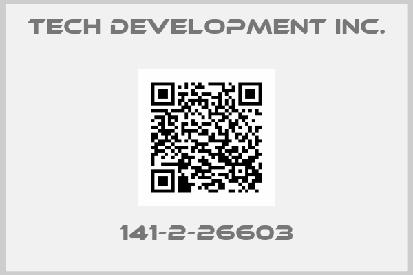 Tech Development Inc.-141-2-26603