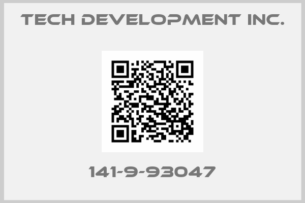 Tech Development Inc.-141-9-93047