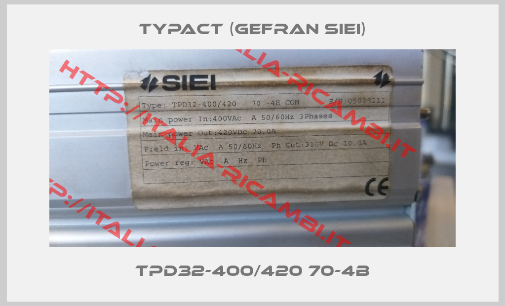 Typact (Gefran SIEI)-TPD32-400/420 70-4B