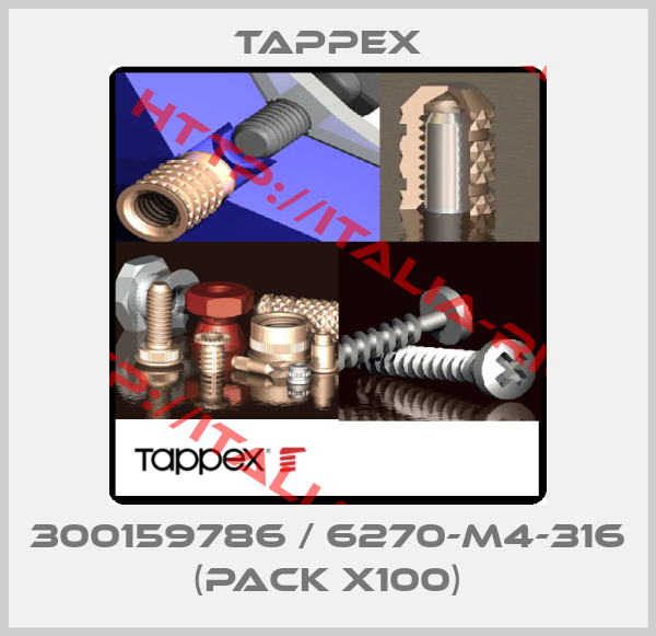 Tappex-300159786 / 6270-M4-316 (pack x100)
