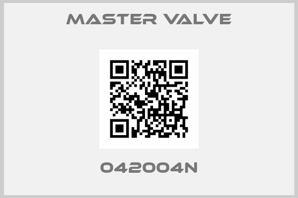 Master Valve-042004N