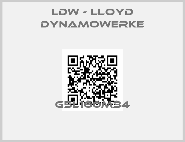 LDW - Lloyd Dynamowerke-G5L160M34