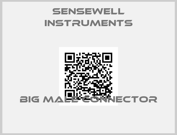 Sensewell Instruments-BIG MALE CONNECTOR