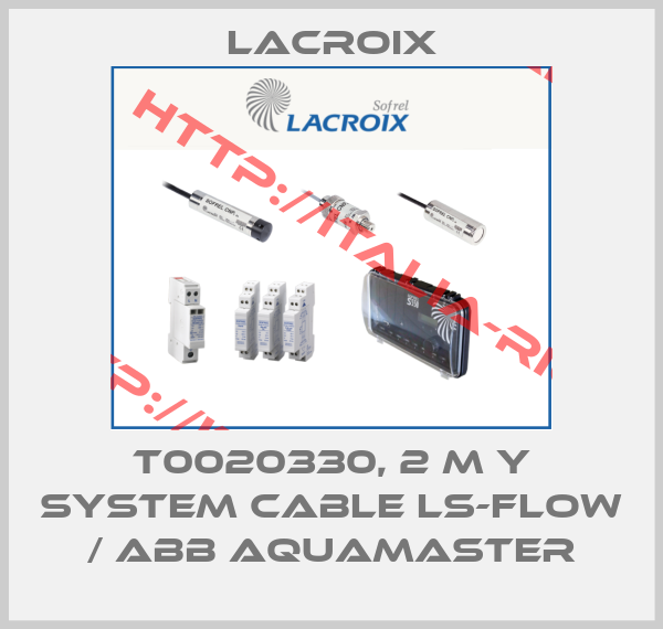 Lacroix-T0020330, 2 m Y system cable LS-Flow / ABB AquaMaster
