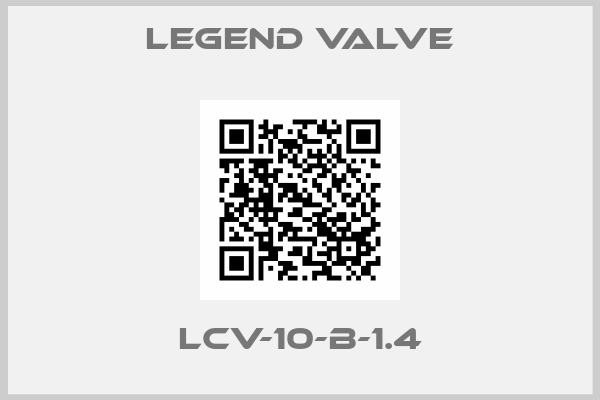 Legend Valve-LCV-10-B-1.4