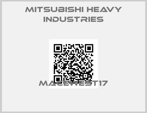 Mitsubishi Heavy Industries-MACEWEST17