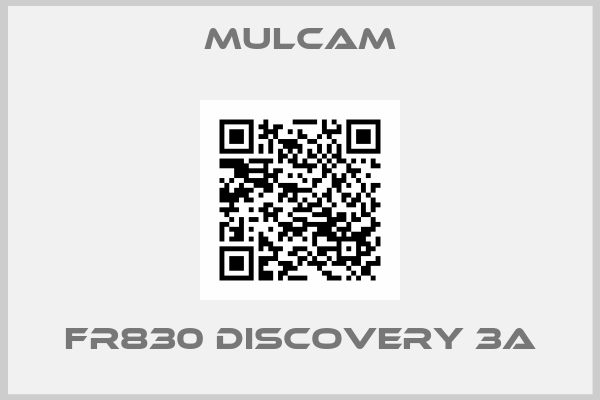 Mulcam-FR830 DISCOVERY 3A