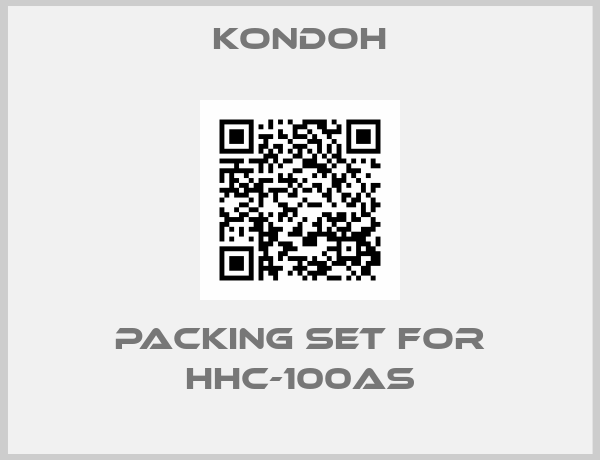 Kondoh-Packing Set for HHC-100AS