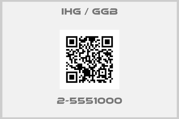 IHG / GGB-2-5551000