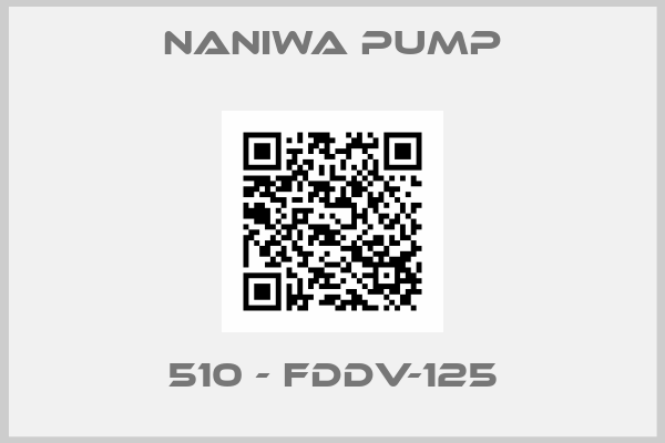 NANIWA PUMP-510 - FDDV-125