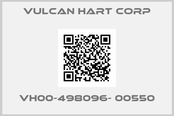 VULCAN HART CORP-VH00-498096- 00550